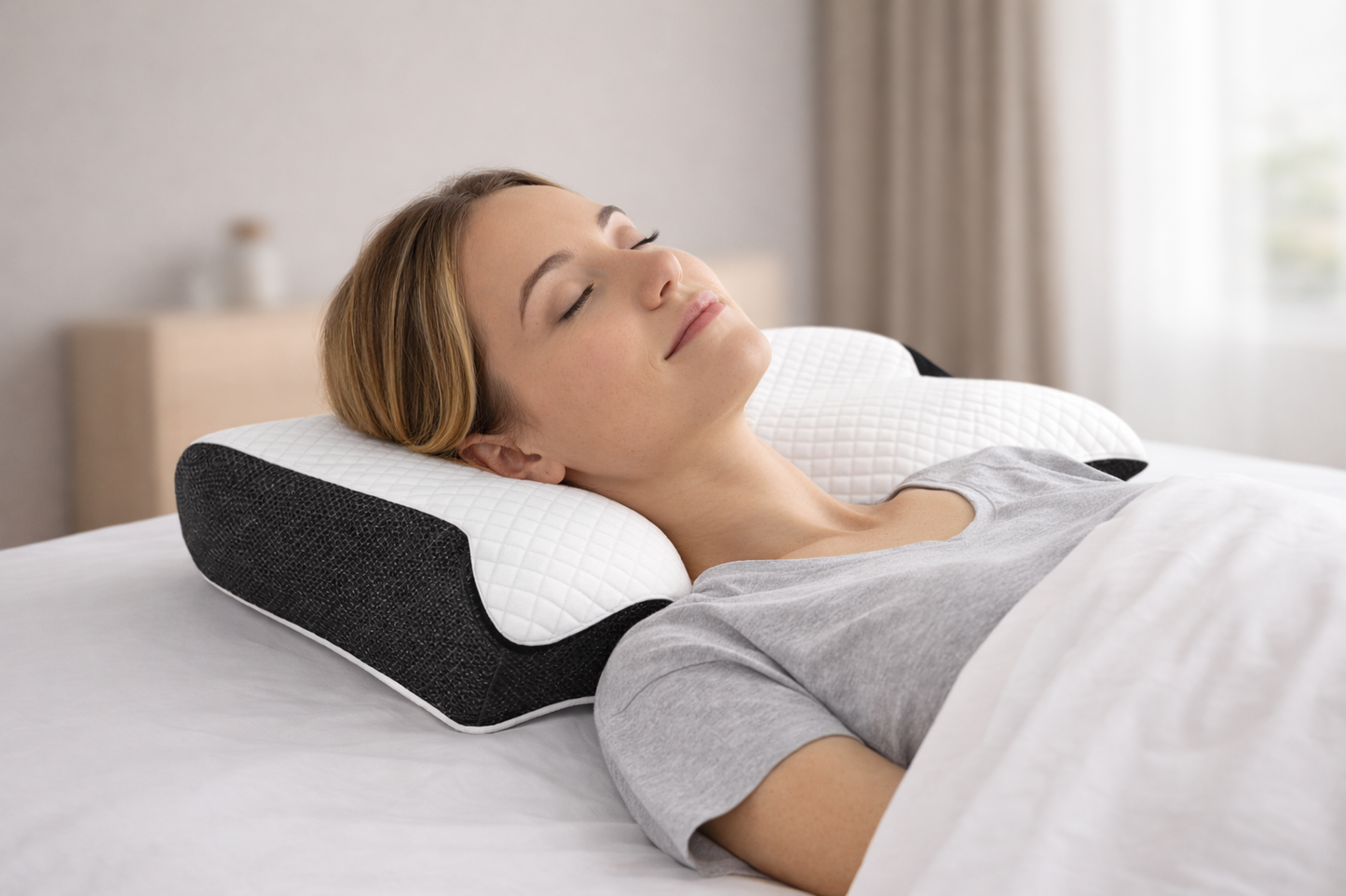 poduszka ortopedyczna sen na poduszce zwiększona dopamina spanie w pozycji zdrowej
