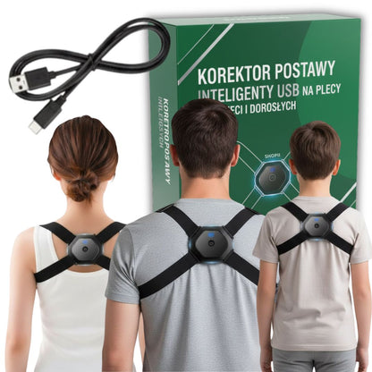 Korektor wad postawy z wyświetlaczem